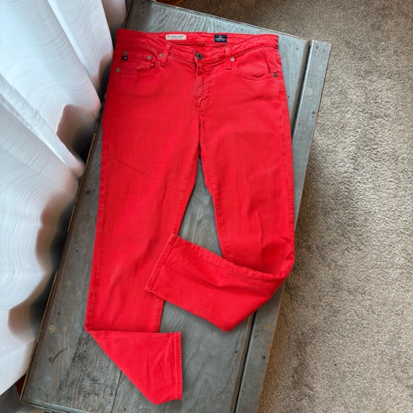 Adriano Goldschmied The Stevie Ankle red jeans | size 30R - Picture 1 of 5